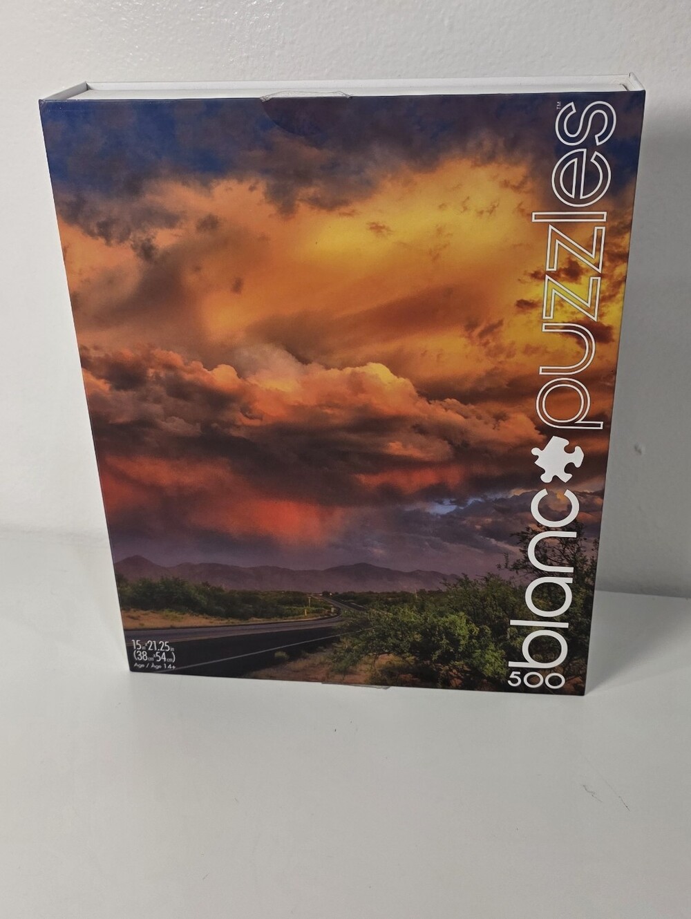 ๐งฉ Blanc Puzzles 500 Pieces -Series F: Desert Clouds, Arizona Jigsaw Puzzle